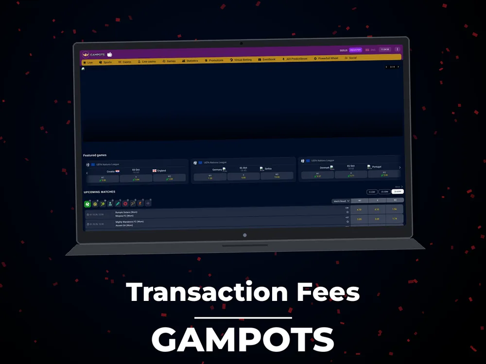 Gampots - Transaction Fees