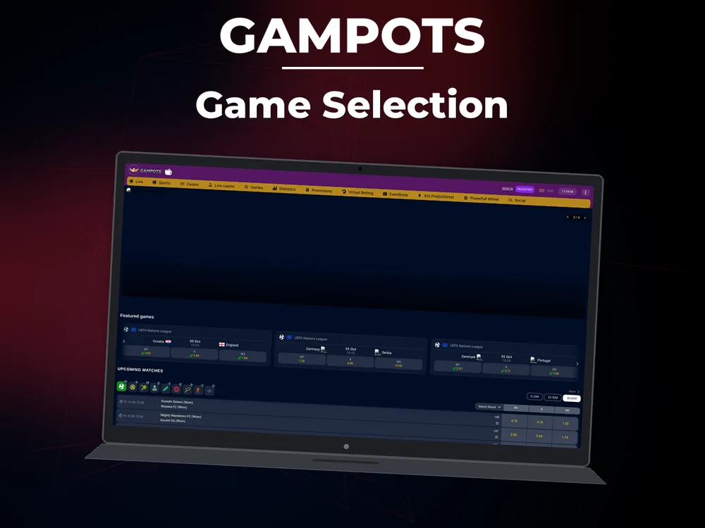 Gampots - Game Selection